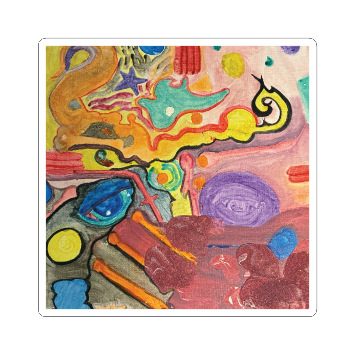 Wide Open (Sticker)
